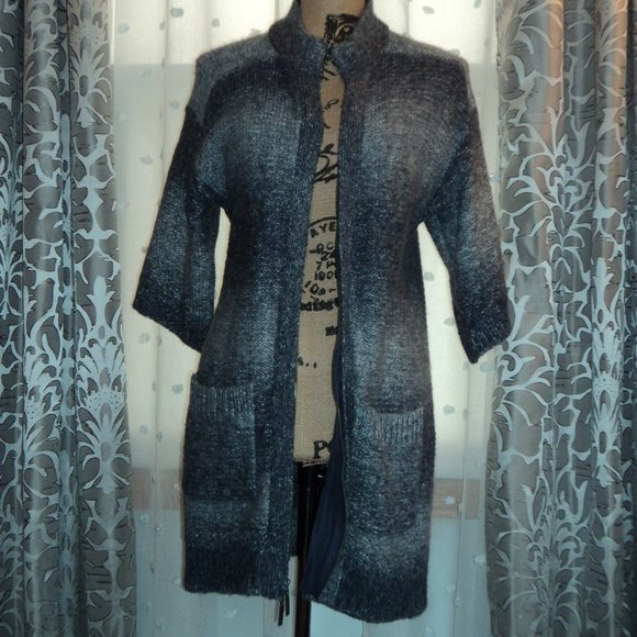 Chico's Full-Zip Cardigan Sweater -- Chico's Size 1 - Picture 2 of 10